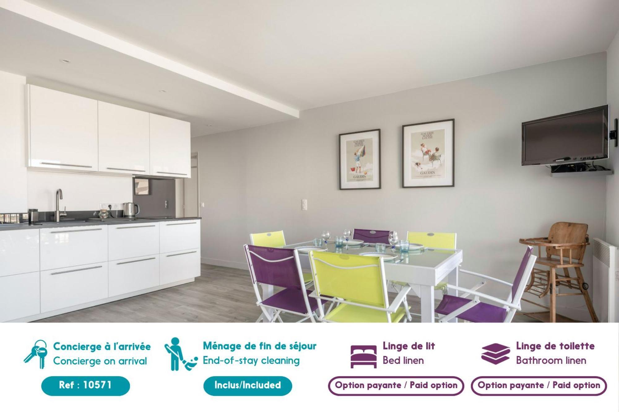 Appartement Pour 4 Avec Vue Sur La Marina Pornichet Ngoại thất bức ảnh